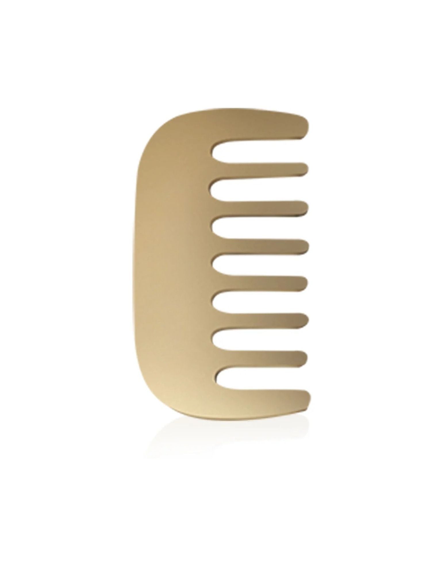 Ayurveda Natural Kansa Hair Comb | Pure Bronze Scalp Massaging Comb – Hair Comb on Brown Living™. SKU: kansacomb1. Img 4.