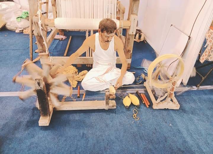 Ayurvedic Drill Plain Yoga Mat | Non - Slip Eco - Friendly Exercise Mat – Yoga Mat on Brown Living™. SKU: FFDPY001P. Img 3.