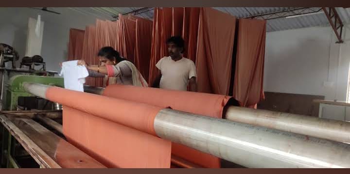 Ayurvedic Drill Plain Yoga Mat | Non - Slip Eco - Friendly Exercise Mat – Yoga Mat on Brown Living™. SKU: FFDPY001P. Img 2.