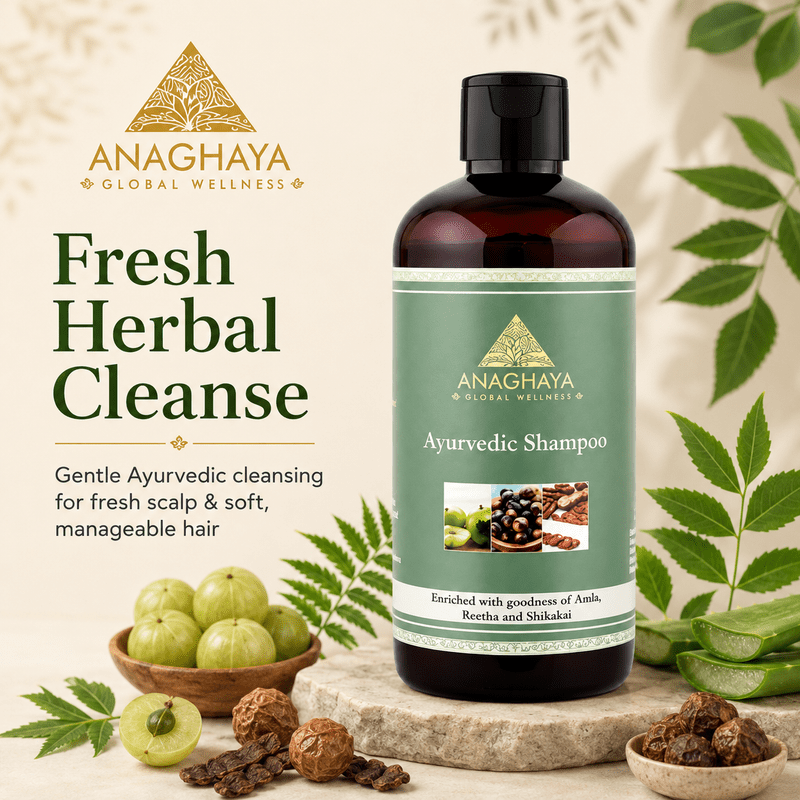 Ayurvedic Shampoo for Healthy Hair | Gentle Herbal Hair Cleanser – Hair Shampoo on Brown Living™. SKU: 09. Img 3.