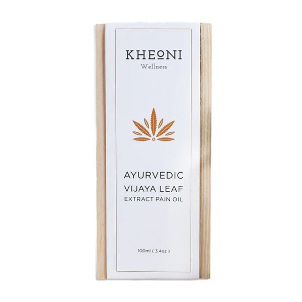 Ayurvedic Vijaya Leaf Extract Pain Oil – Body Oil on Brown Living™. SKU: ayurvedicvjoil_01. Img 1.