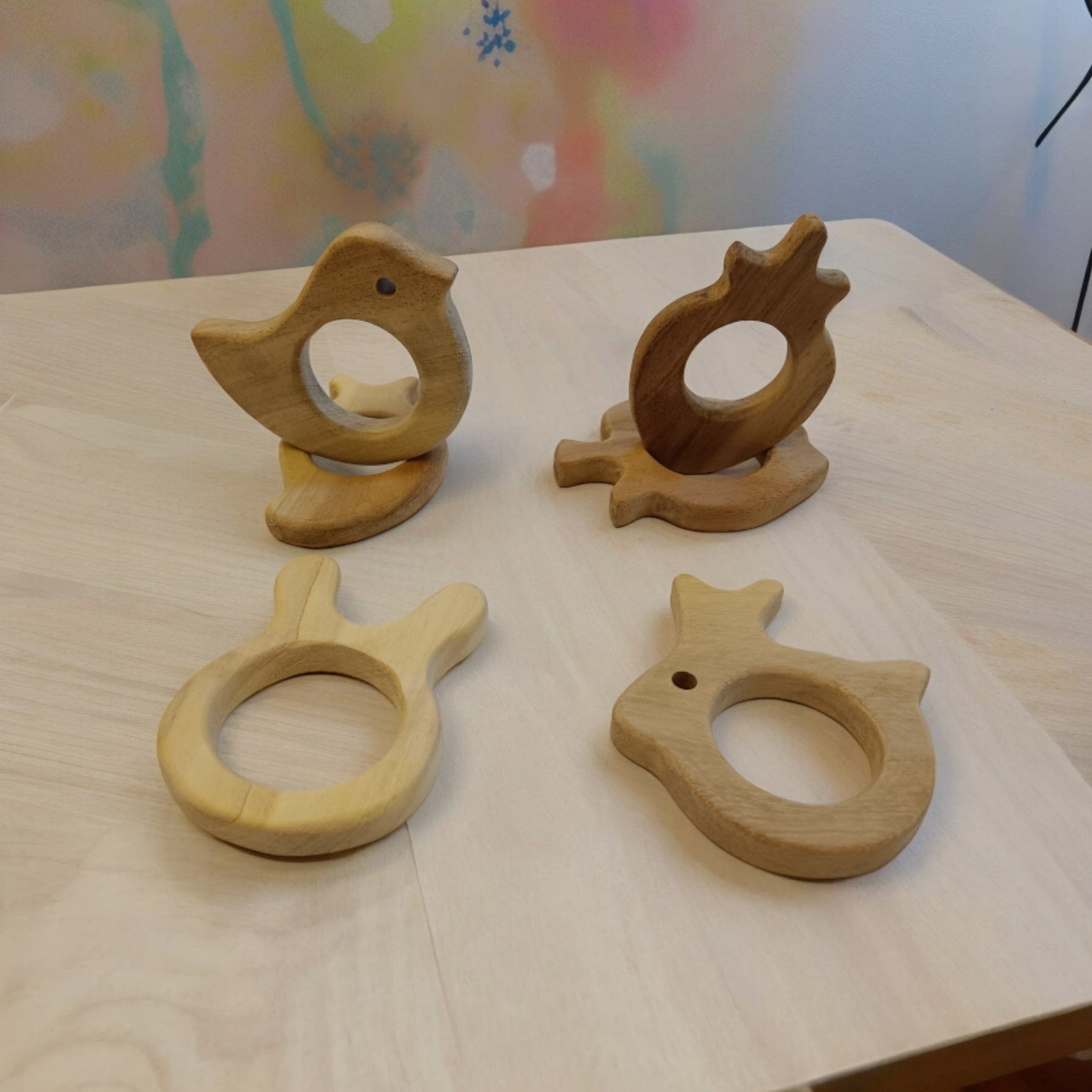Baby Gum Friendly Teethers Made From Pure Neem Wood – Baby Teethers & Soothers on Brown Living™. SKU: T_APL-MNG-STBR-DV-RBT-BNY. Img 4.
