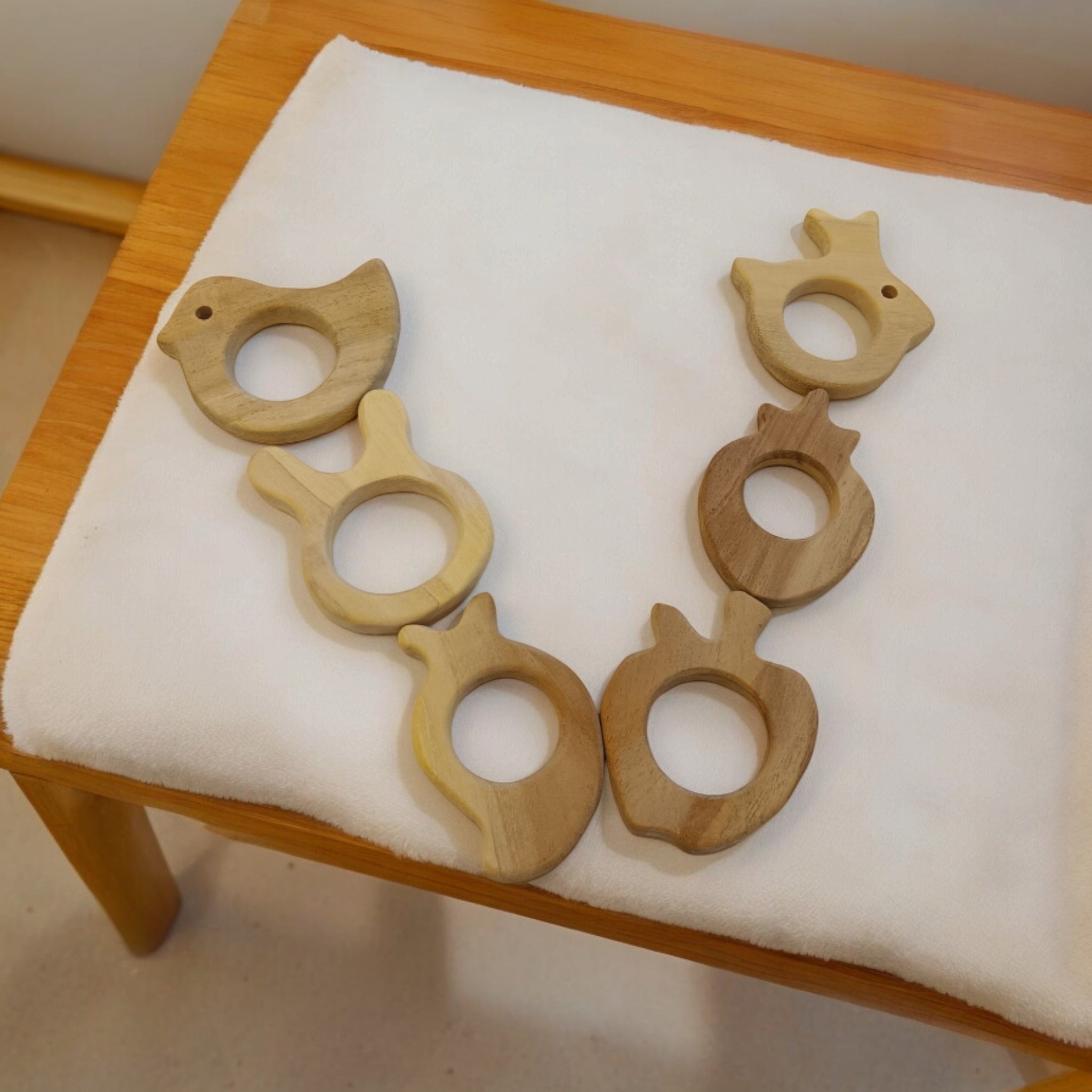 Baby Gum Friendly Teethers Made From Pure Neem Wood – Baby Teethers & Soothers on Brown Living™. SKU: T_APL-MNG-STBR-DV-RBT-BNY. Img 5.