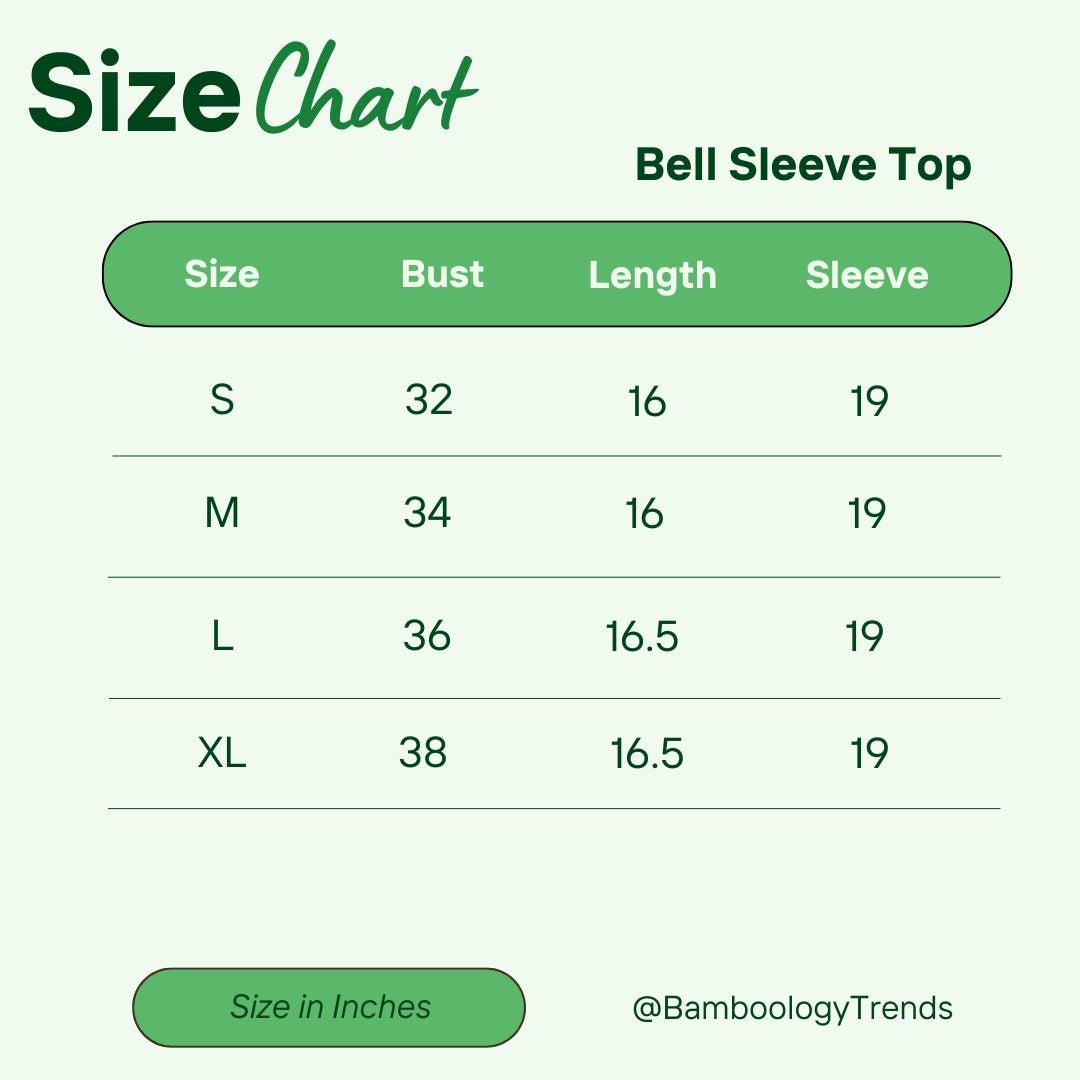 Bamboo Crop Top With Bell Sleeves Trendy Gen Z Fashion – Womens Top on Brown Living™. SKU: W-BELL-SLEEVE-TOP-BLK-S. Img 13.
