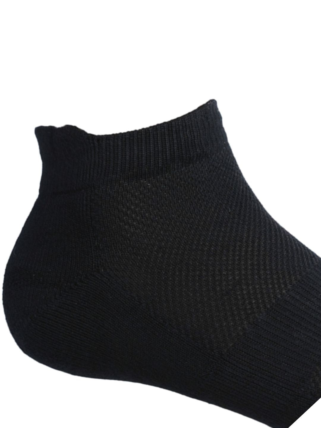Bamboo Fabric Ankle Length Socks – Mens Socks on Brown Living™. SKU: ANKLE-SOCKS-BLK-2PC. Img 6.