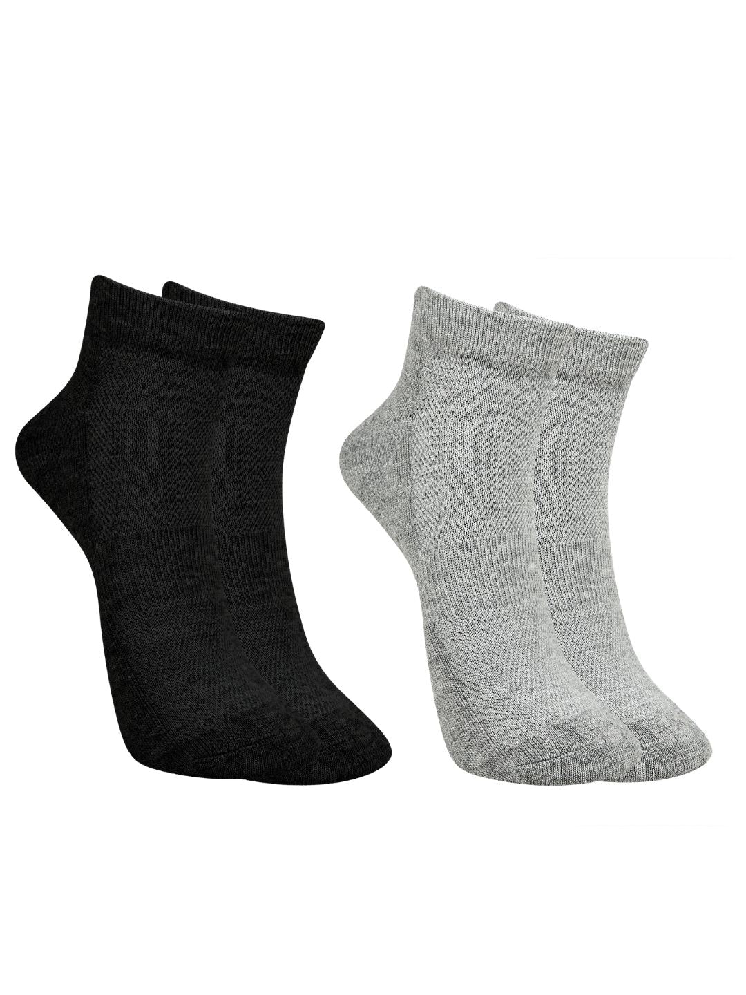 Bamboo Fabric Ankle Length Socks – Mens Socks on Brown Living™. SKU: ANKLE-SOCKS-GRY-BLK. Img 14.