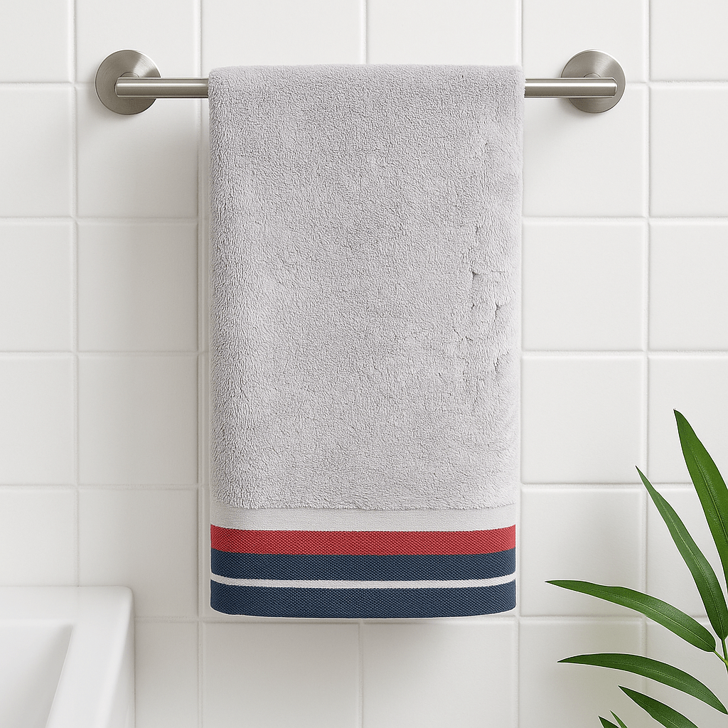 Bamboo Fabric Bath Towel – Gentle on Skin, Naturally Fresh – Bath Linens on Brown Living™. SKU: BATH-TOWEL-GRAY. Img 6.