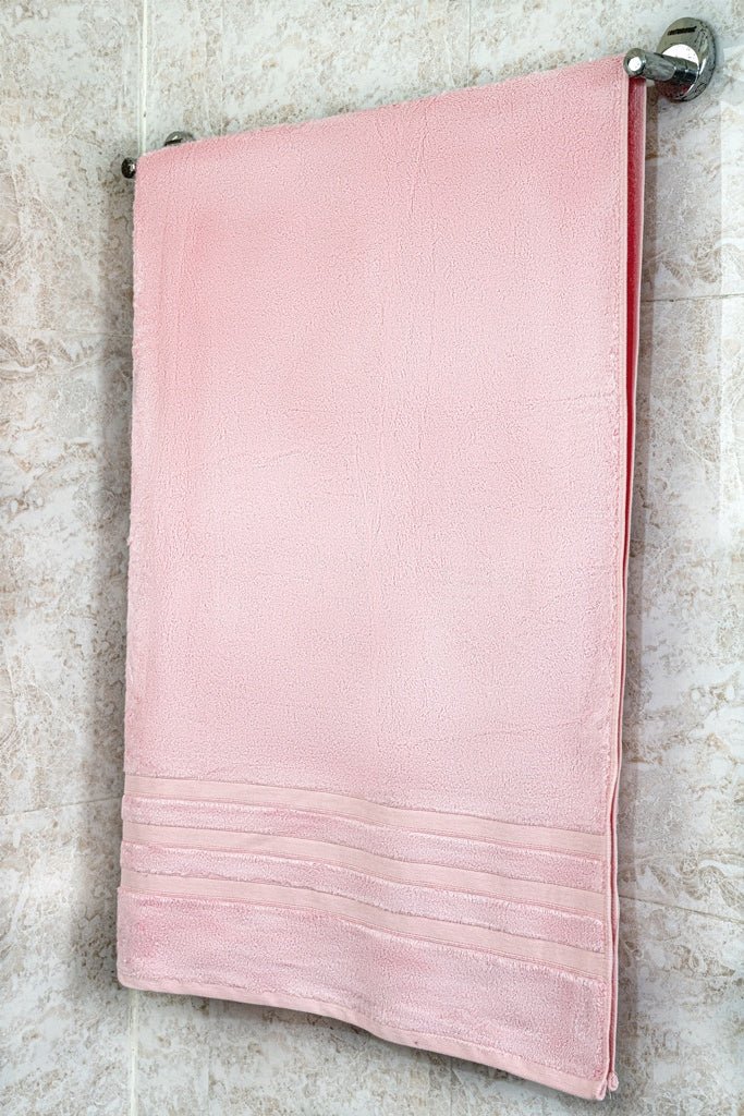 Bamboo Fabric Bath Towel – Gentle on Skin, Naturally Fresh – Bath Linens on Brown Living™. SKU: BATH-TOWEL-PINK. Img 15.