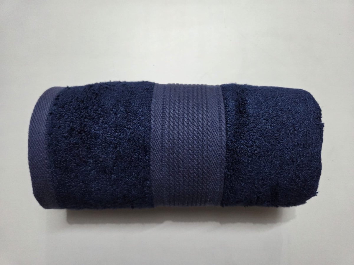 Bamboo Fiber Hand Towel - 40 X 60 cm – Bath Linens by NATSBYTE available on Brown Living™. Navy . SKU: NAVY. Img 5.
