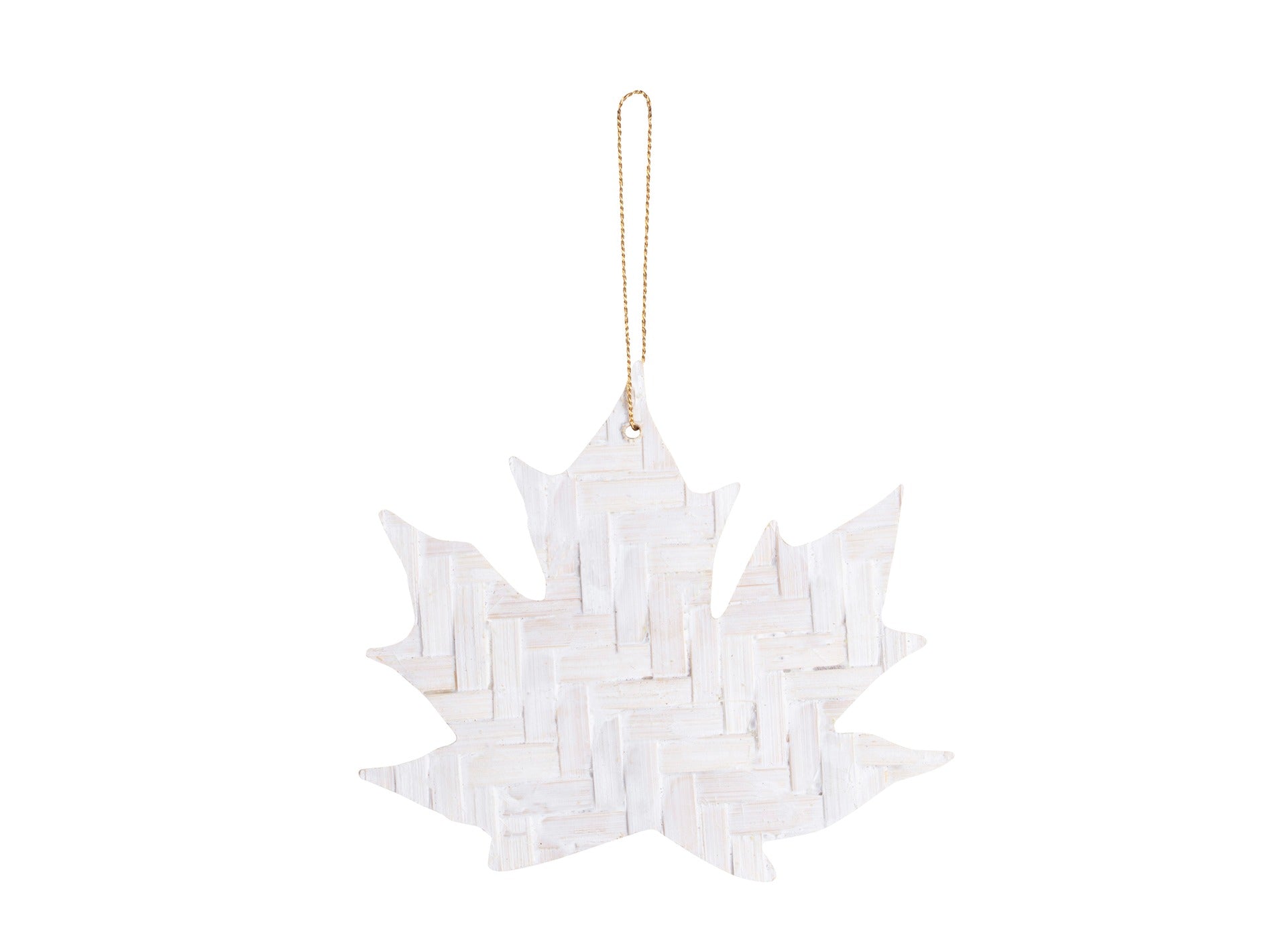 Bamboo Maple Leaf Hanging | Set of 6 (Assorted Colors) – Home Decor on Brown Living™. SKU: HG-785. Img 4.
