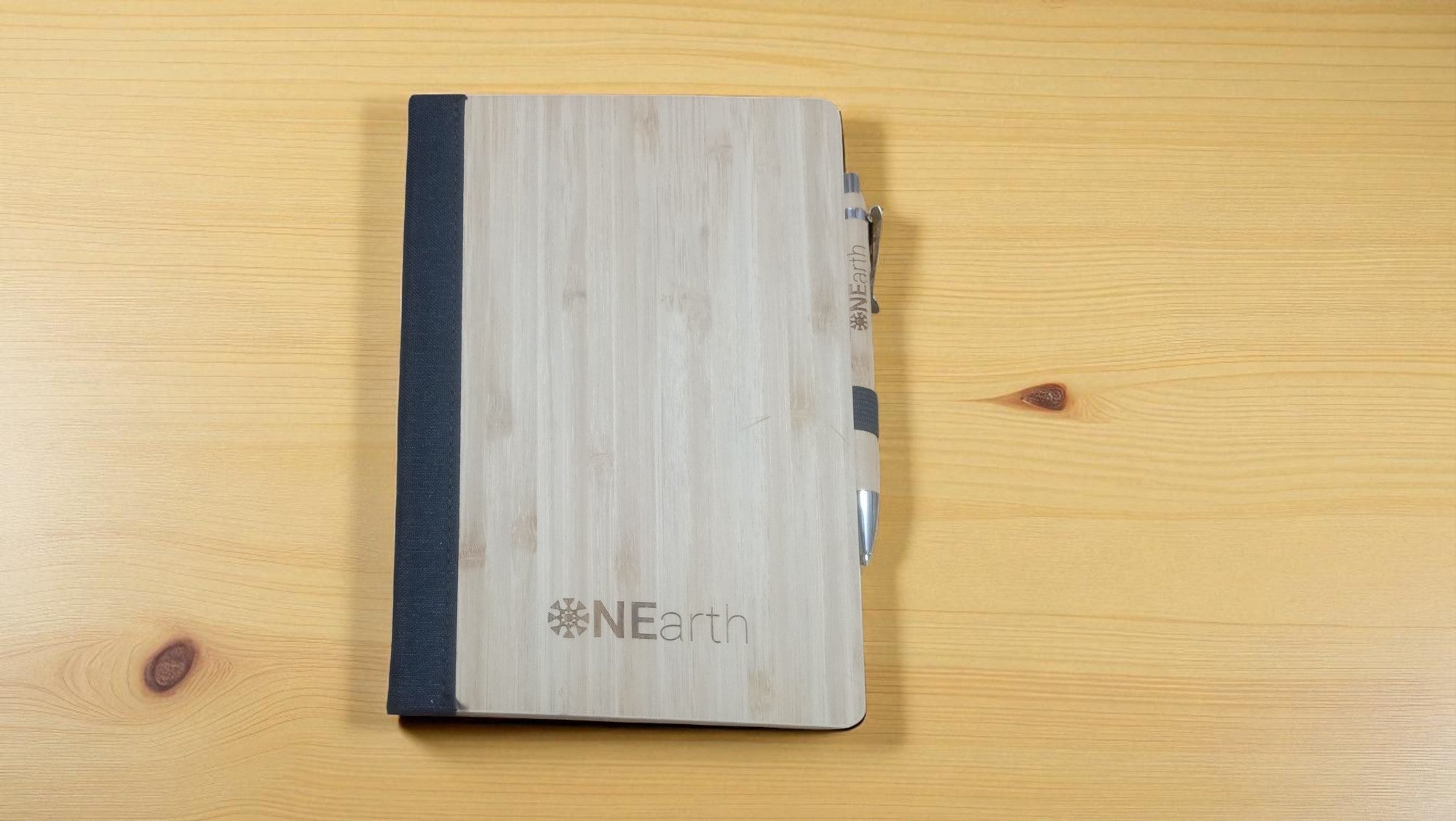 Bamboo Pen And Journal Gift Box Eco Friendly Stationery Set – Stationary on Brown Living™. SKU: OEP931. Img 3.