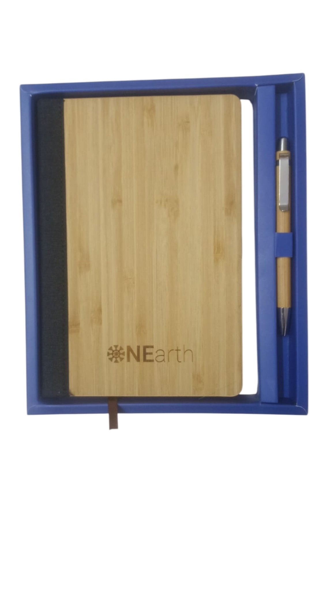 Bamboo Pen And Journal Gift Box Eco Friendly Stationery Set – Stationary on Brown Living™. SKU: OEP931. Img 4.
