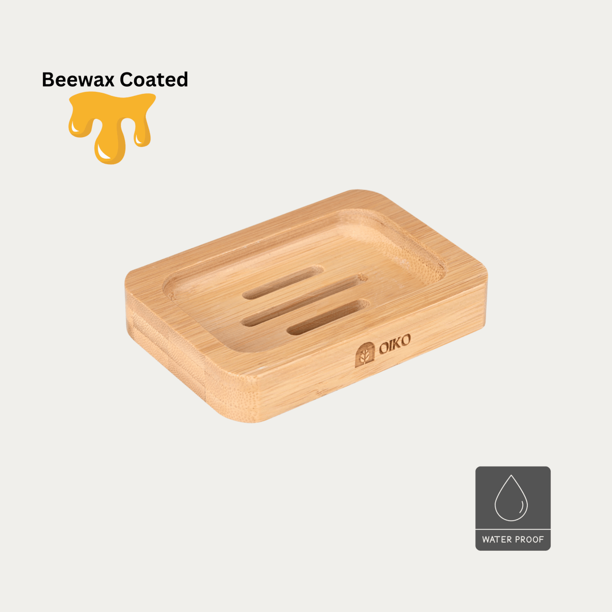 Bamboo Soap Holder: Sustainable Style for Everyday Use – Bath Accessories by OIKO available on Brown Living™. . SKU: BA/SO/P1. Img 2.
