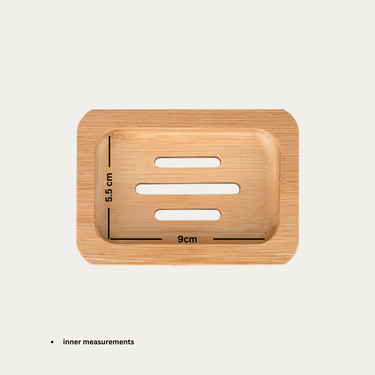 Bamboo Soap Holder: Sustainable Style for Everyday Use – Bath Accessories by OIKO available on Brown Living™. . SKU: BA/SO/P1. Img 3.