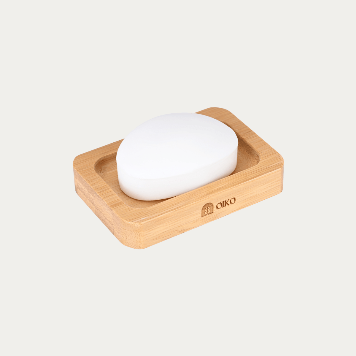 Bamboo Soap Holder: Sustainable Style for Everyday Use – Bath Accessories by OIKO available on Brown Living™. . SKU: BA/SO/P1. Img 4.
