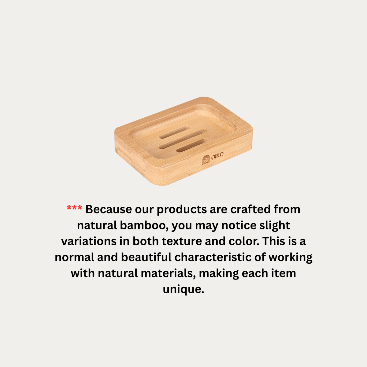Bamboo Soap Holder: Sustainable Style for Everyday Use – Bath Accessories by OIKO available on Brown Living™. . SKU: BA/SO/P1. Img 5.
