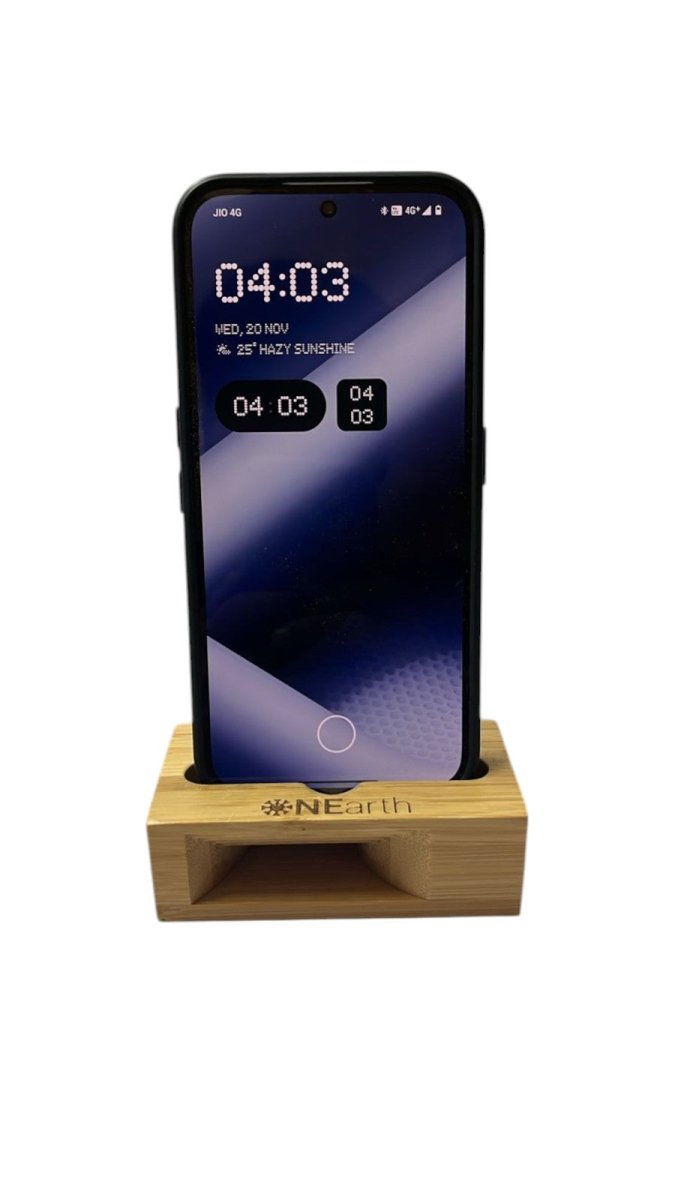 Bamboo Sound Amplifier – Desk Accessories by ONEarth available on Brown Living™. Rectangle . SKU: OEP542a. Img 7.