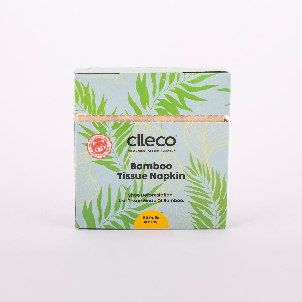 Bamboo Super Soft 2 Ply Tissue Paper Napkins - 12 x 12 inch – Face Tissue by Clleco available on Brown Living™. Pack Of 1 . SKU: TN11124CL. Img 5.