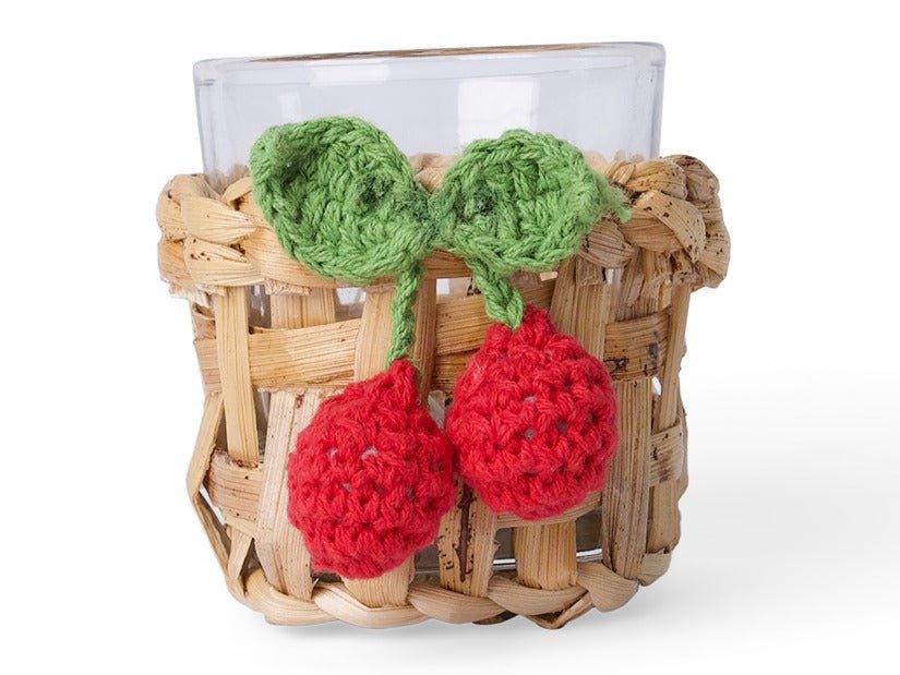 Banana Bark & Crochet Joy Tea Light Holder | Set of 3 – Home Decor on Brown Living™. SKU: TL-1050. Img 3.