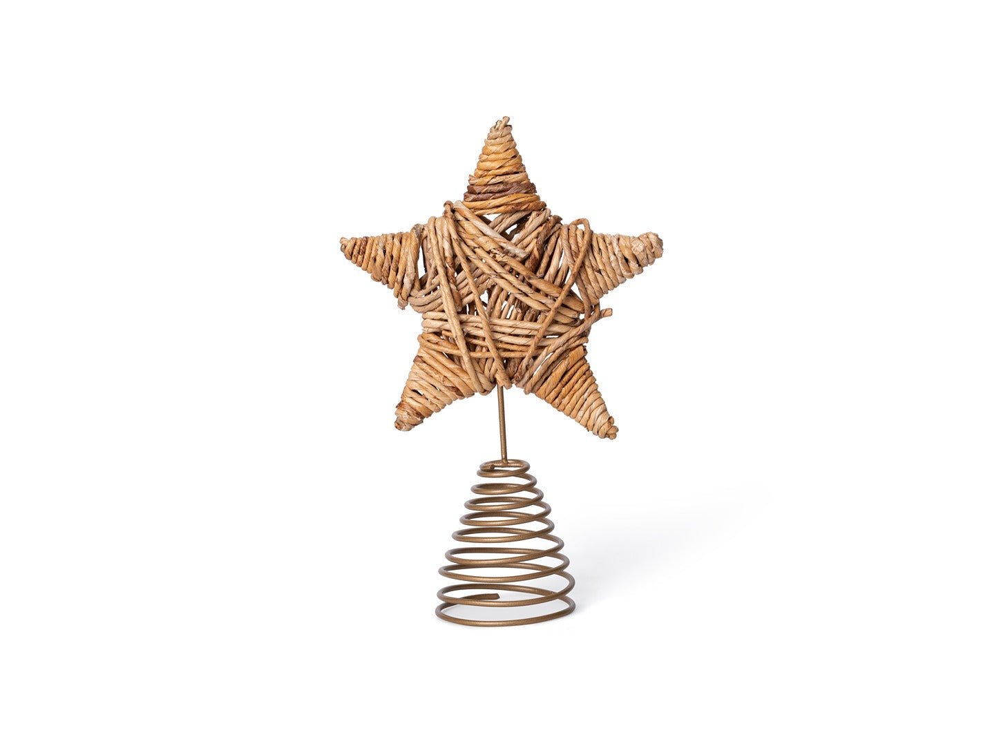 Banana Rope Christmas Eve Tree Top Star – Handcrafted Eco - Friendly Tre – Home Decor on Brown Living™. SKU: TS-1057. Img 3.