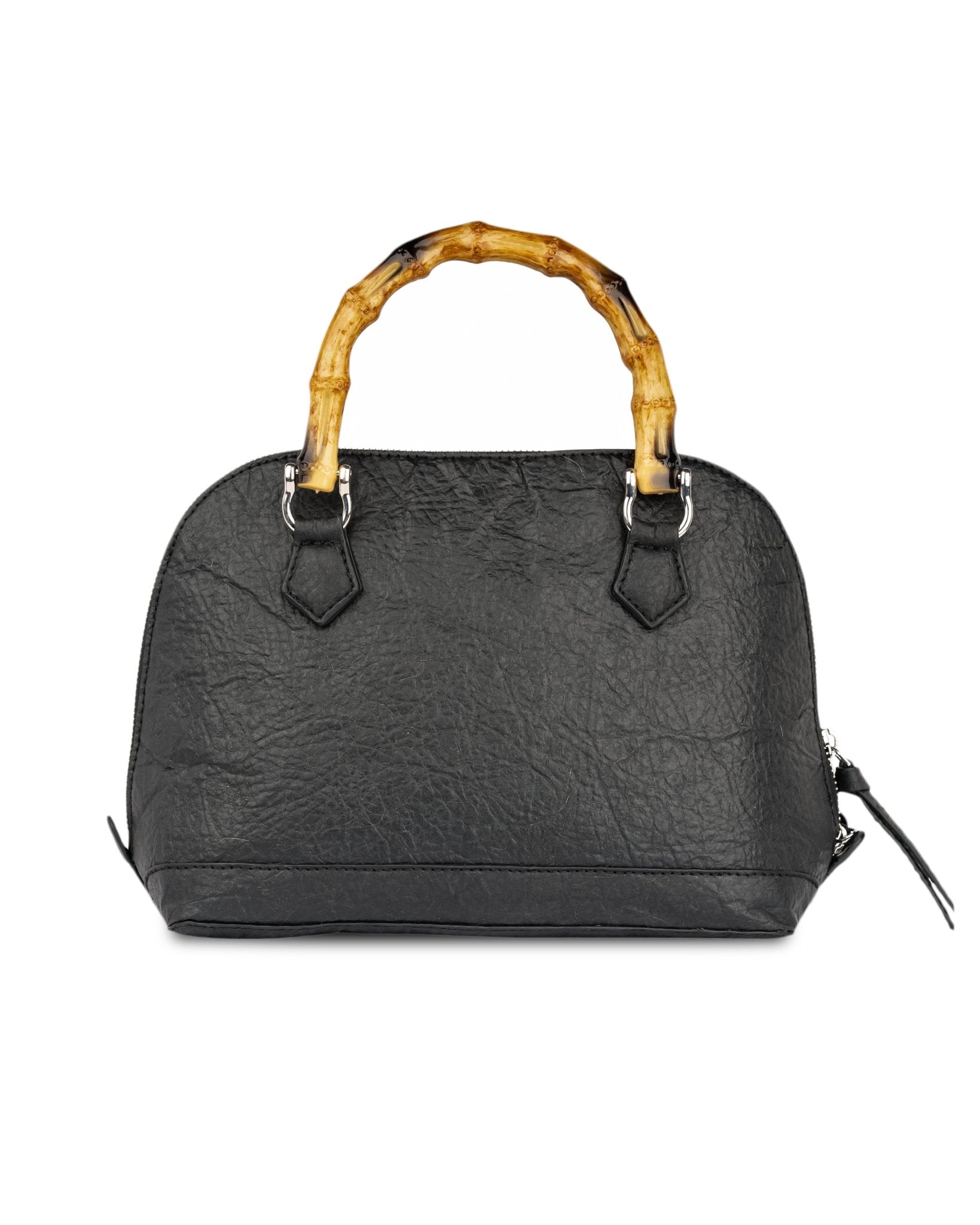 Banaric Bamboo Handle Handbag | Stylish Handmade Fashion Accessory – Hand Bag on Brown Living™. SKU: RCBAGBANARIC01ABK. Img 3.