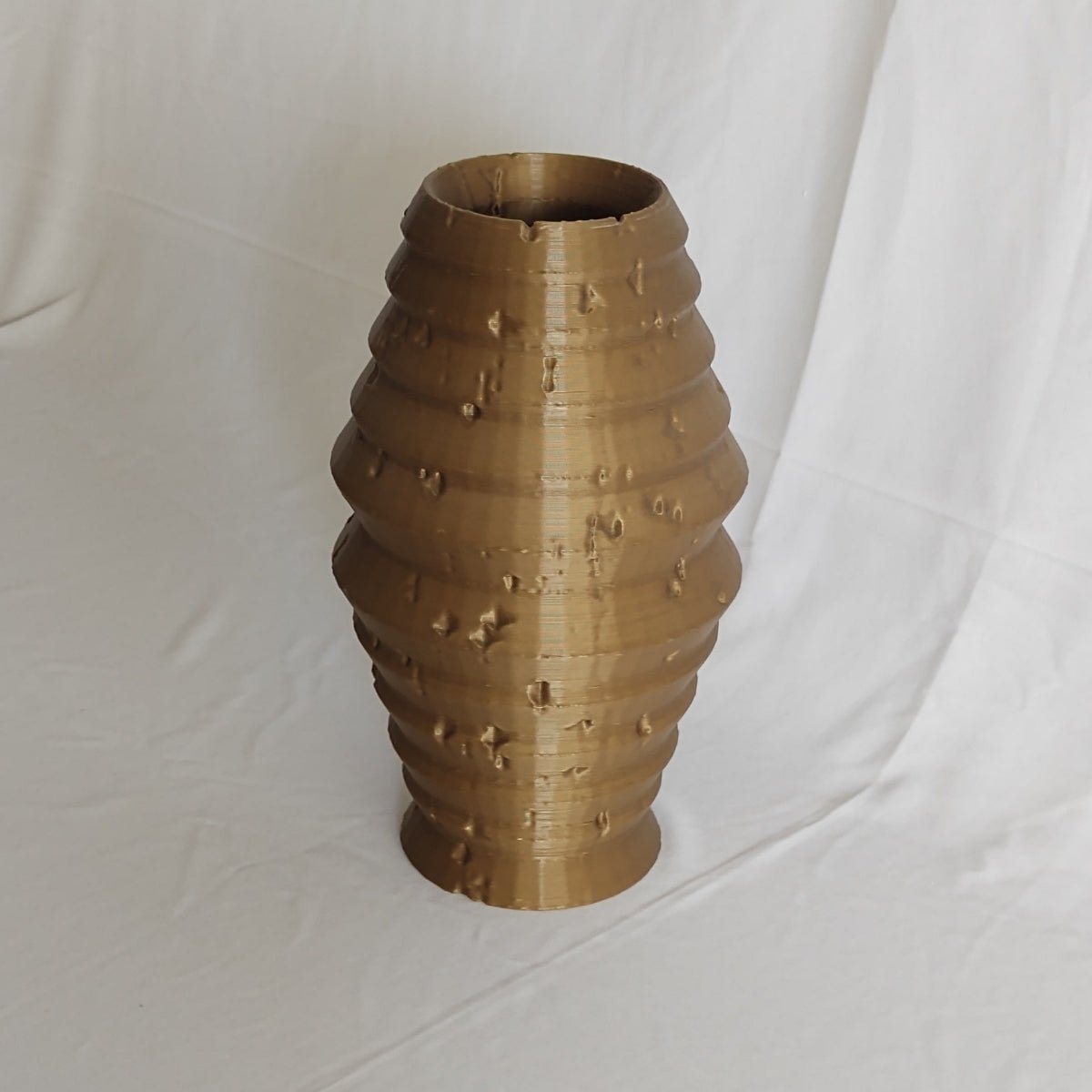 Battered Relic Plant - Based Exotic Bronze Vase – Home Decor on Brown Living™. SKU: BAREEDPLEBA087. Img 3.