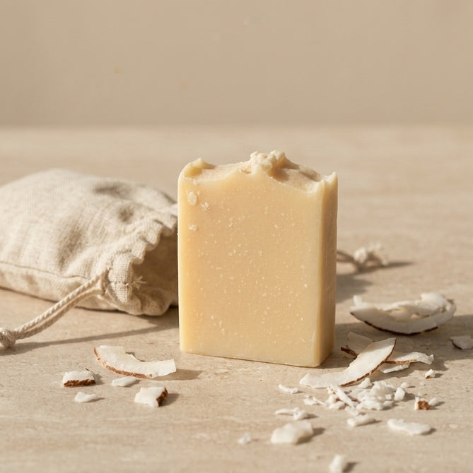 Coconut Body & Face Soap for Sensitive Skin