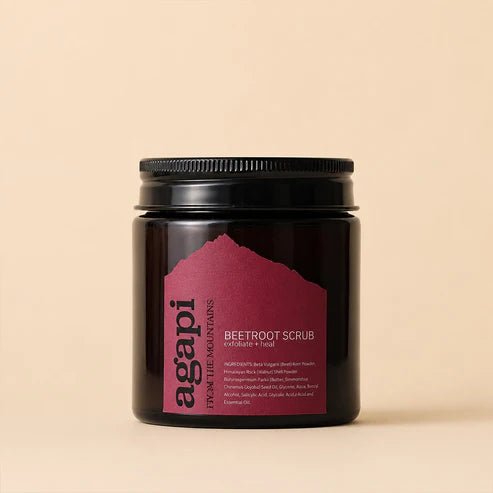 Beetroot Scrub- 100g – Body Scrub on Brown Living™. SKU: BS-01. Img 1.
