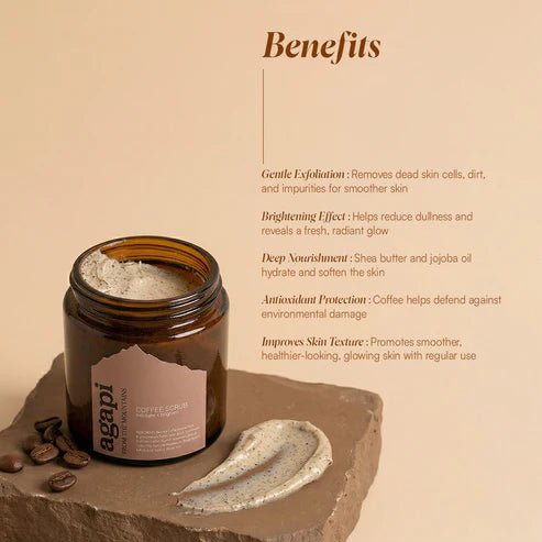Bermiok Coffee Scrub- 100g – Body Scrub on Brown Living™. SKU: BCCS-01. Img 3.