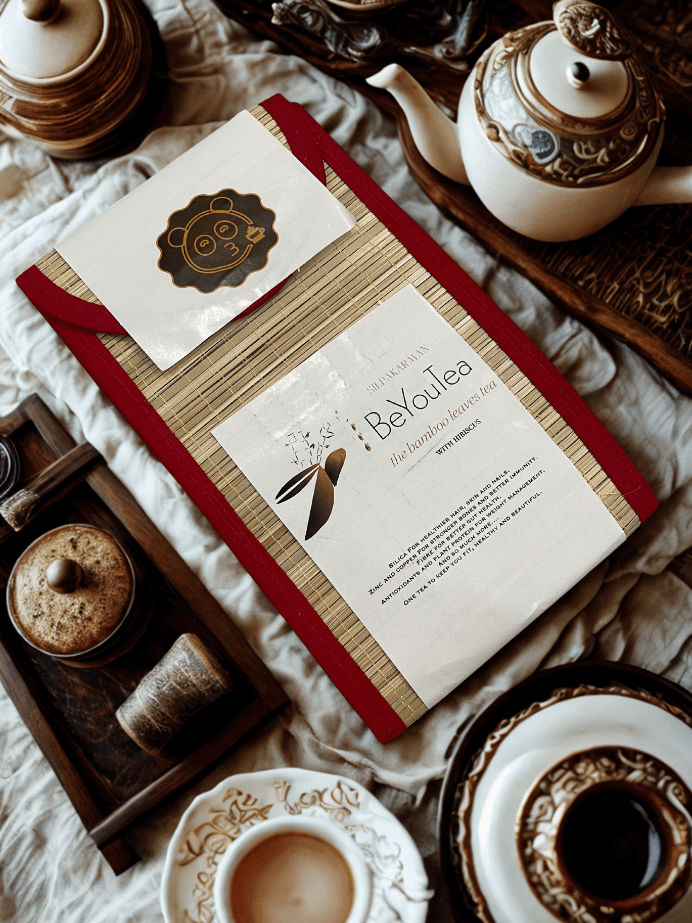 BeYouTea Bamboo Leaves Tea – Herbal Infusion for Natural Wellness – Tea on Brown Living™. SKU: SK-BYT-BT-01-HB. Img 5.