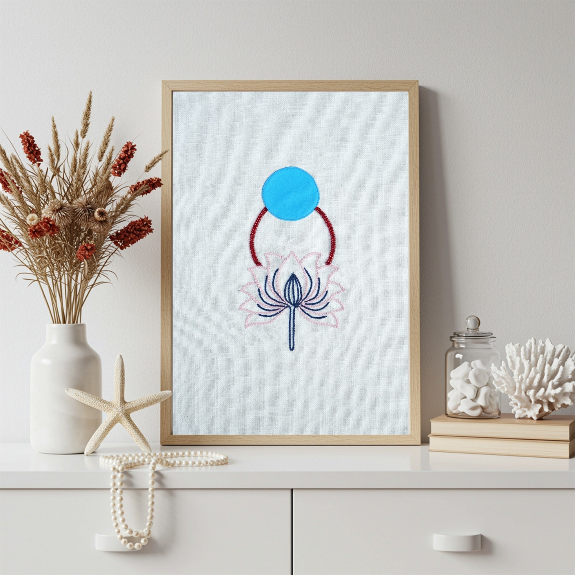 Bindu Wall Art – Primordial Divine Energy| Unframed 12x 8 Inch – Wall Decor on Brown Living™. SKU: UD00000246. Img 1.