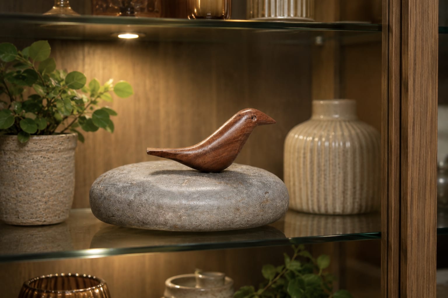 Bird Paper Weight | Handmade Decorative Desk Paperweight – Stationary on Brown Living™. SKU: BPW. Img 3.