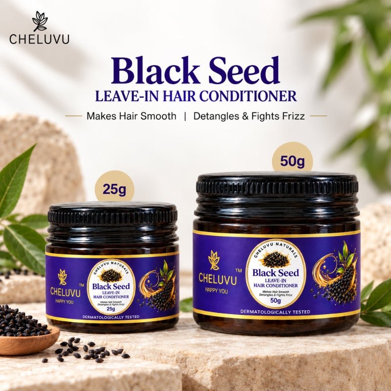 Black Seed Leave-In Hair Conditioner for Frizz Control – Hair Conditioner on Brown Living™. SKU: CH-0150. Img 9.