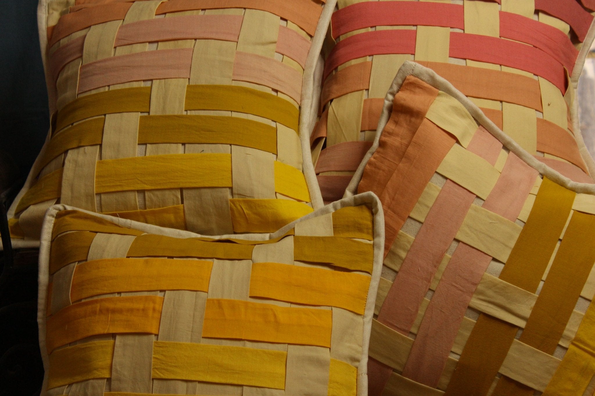 Bloom Pillow Covers (Set of 4) | Floral Home Décor Cushion Covers – Covers & Inserts on Brown Living™. SKU: C04. Img 2.