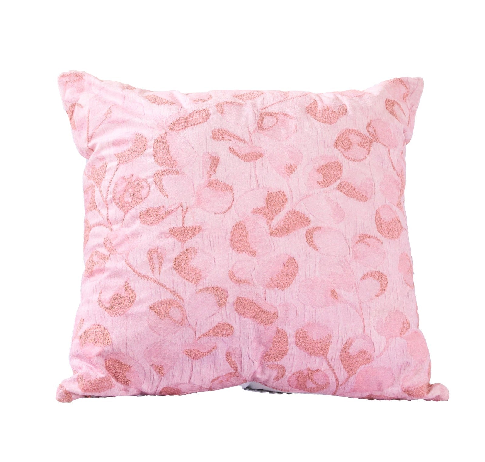 Blossom Dream Floral Cushion | Soft Decorative Accent Cushion – Pillow on Brown Living™. SKU: TEE-25737. Img 3.