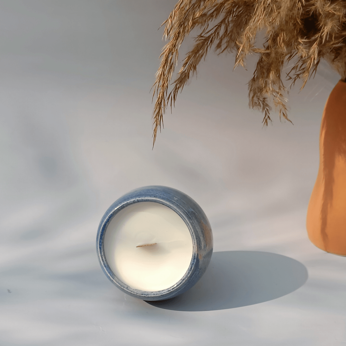 Blue Valentine Aromatic Candle - 150g – Candles & Fragrances on Brown Living™. SKU: CC2. Img 4.