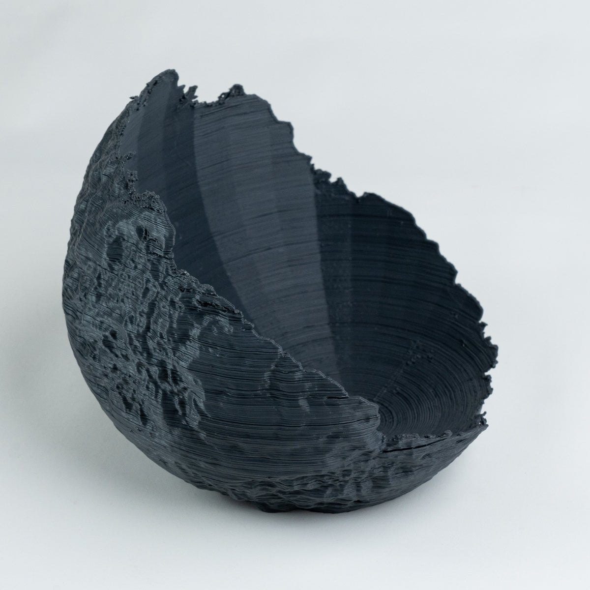 Boolean Concave Plant - Based Simple Grey Bowl – Home Decor on Brown Living™. SKU: BOCOEDPLGRA034. Img 3.