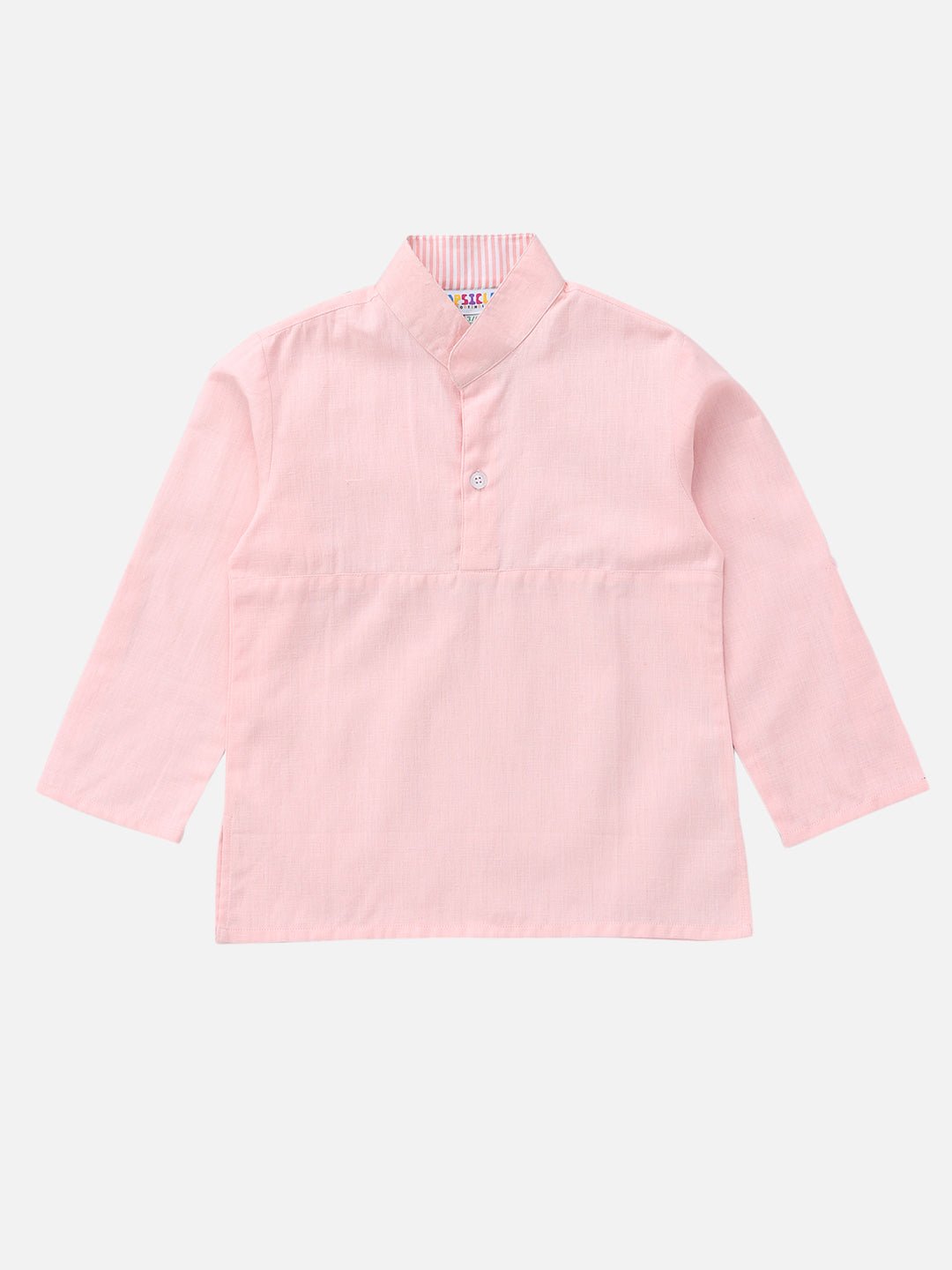 Boys Blush Shirt Regular Fit – Comfortable Cotton Casual Wear – Kids Shirts on Brown Living™. SKU: PB174A_1. Img 1.