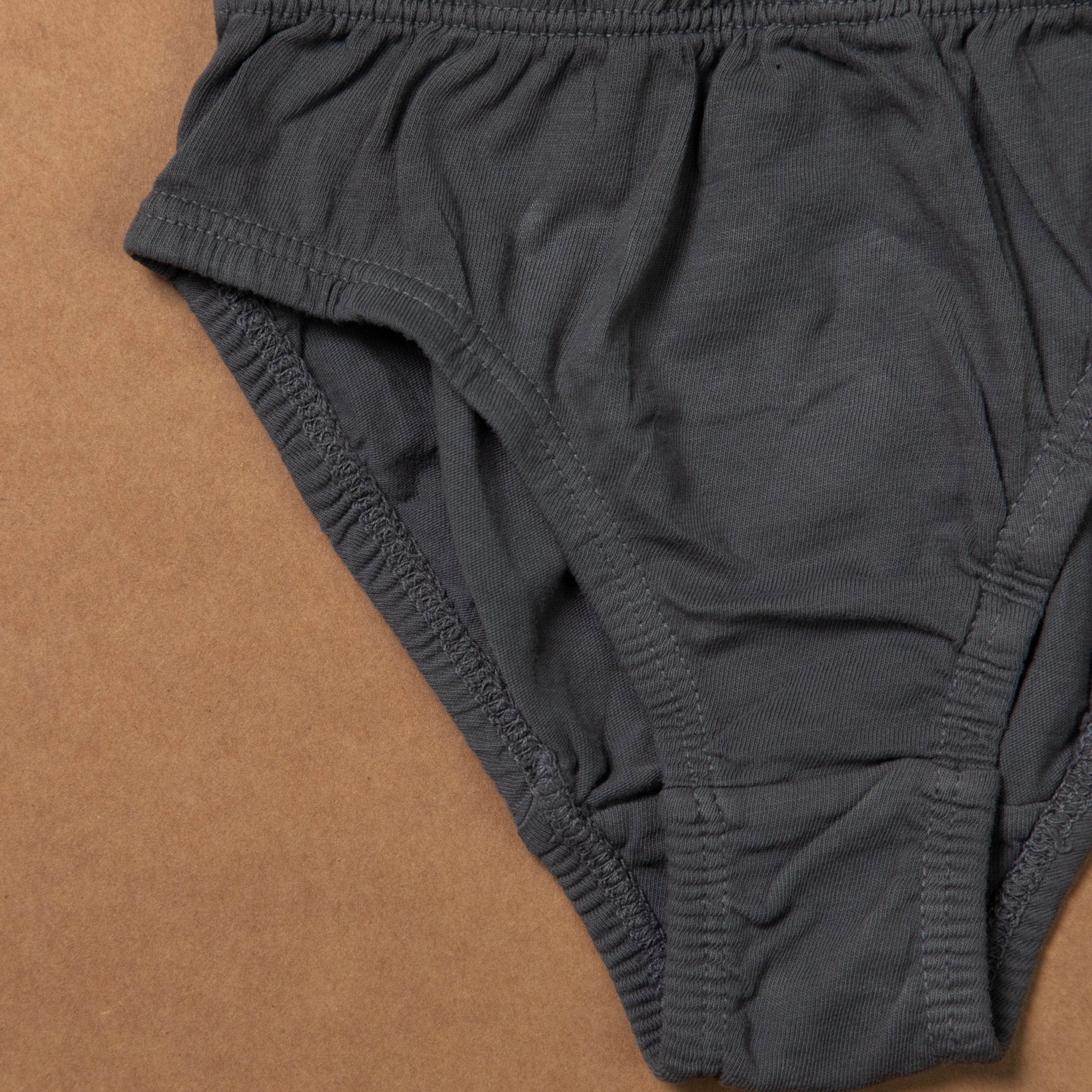 Boys Briefs - Organic - Plant Dyed - Toxin Free - Anti - Microbial - Pack of 3 – Kids Inner Wear on Brown Living™. SKU: BVB009MGYB4. Img 11.