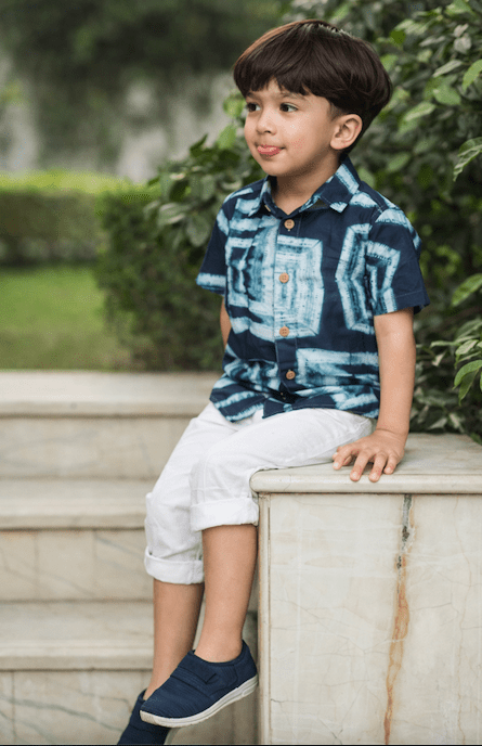 Boys Popsicle Tie Dye Shirt – Colorful Cotton Casual Wear for Kids – Kids Shirts on Brown Living™. SKU: PB234_1. Img 5.