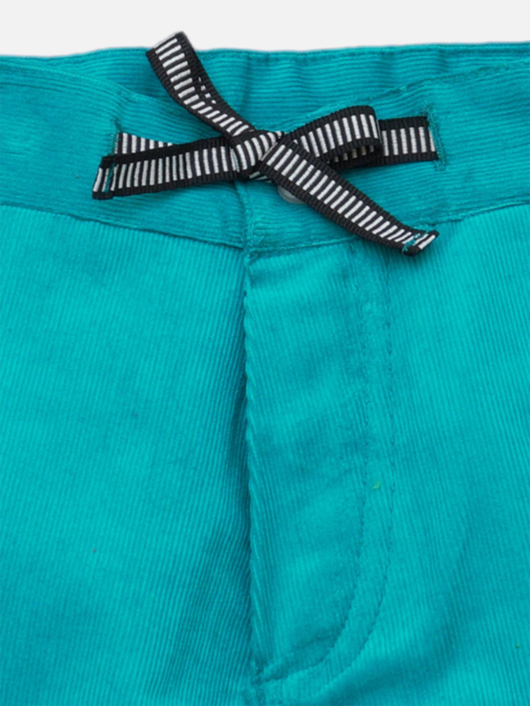 Boys Teal Shorts Regular Fit – Comfortable Casual Summer Wear – Kids Shorts on Brown Living™. SKU: PB201_1. Img 3.