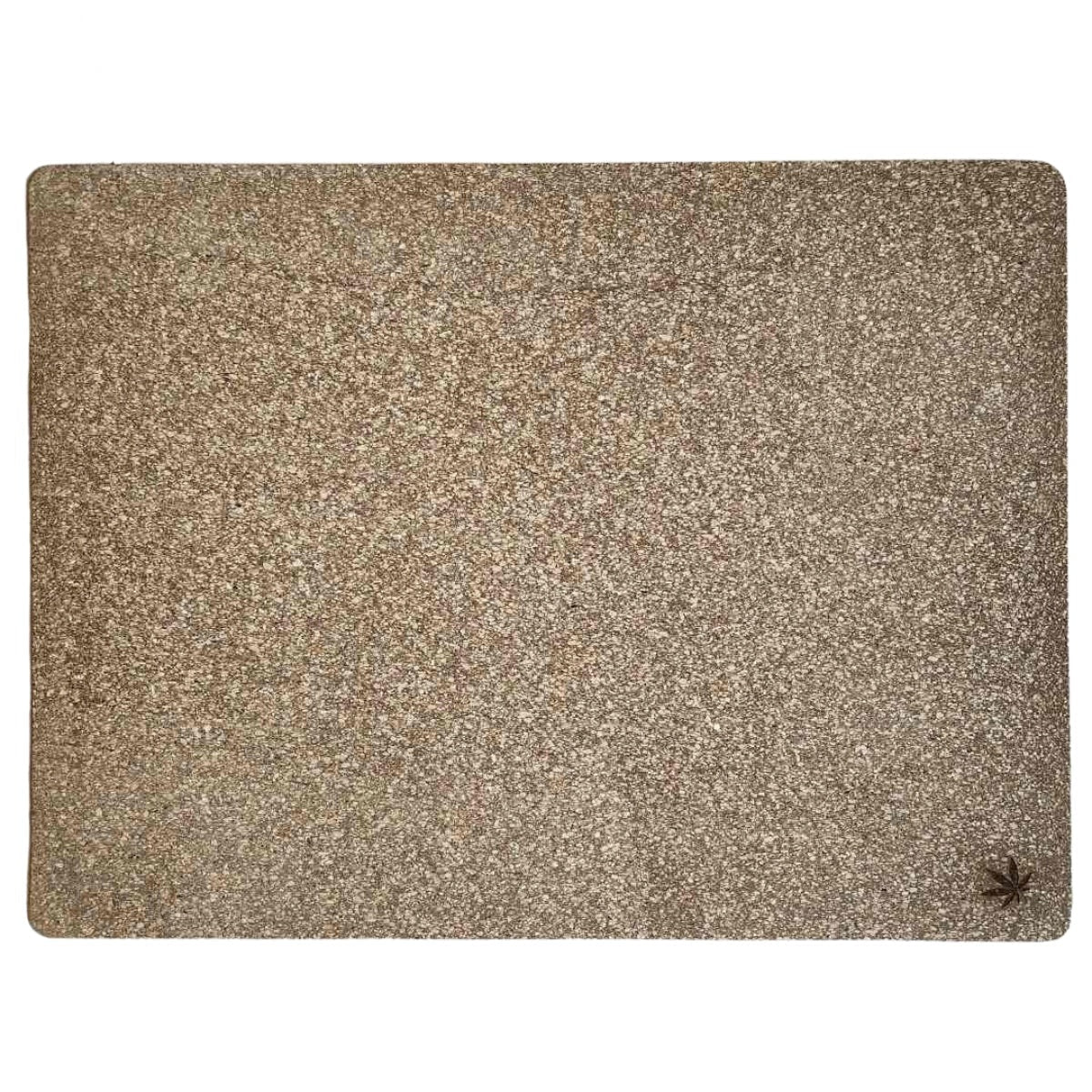 Broad Rectangular Hemp Deskmat for Work Space (Size: 18 x24 inches) – Desk Accessories on Brown Living™. SKU: HI0302. Img 3.