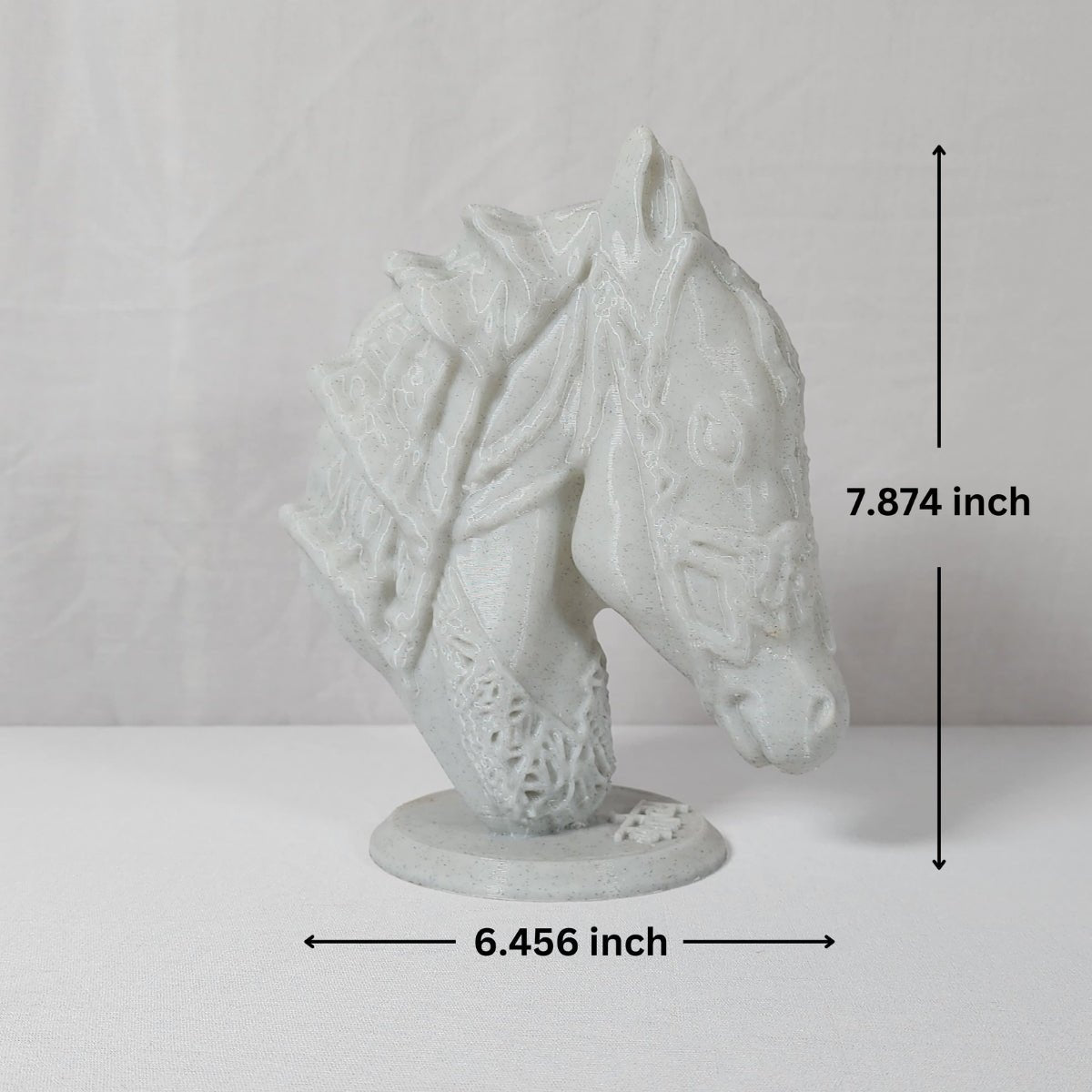 Bronco's Kartavya Plant - Based Marble White Sculpture – Home Decor on Brown Living™. SKU: BRKAEDPLMWA105. Img 4.