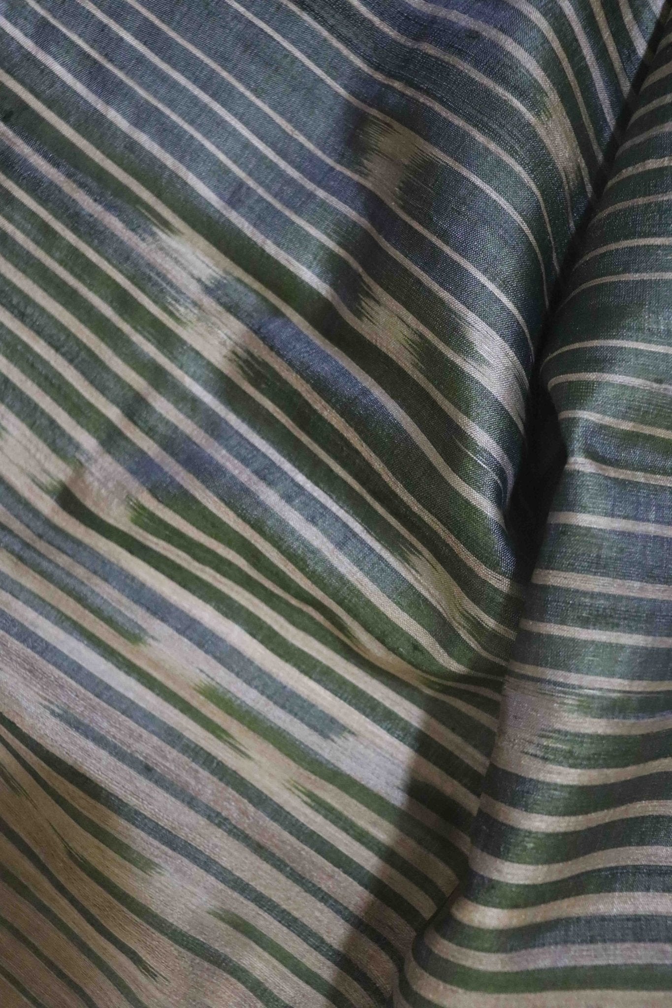 Brownish Handcrafted Tassar Silk Stole | Elegant Fashion Accessory – Womens Scarf on Brown Living™. SKU: WS25ST07. Img 3.