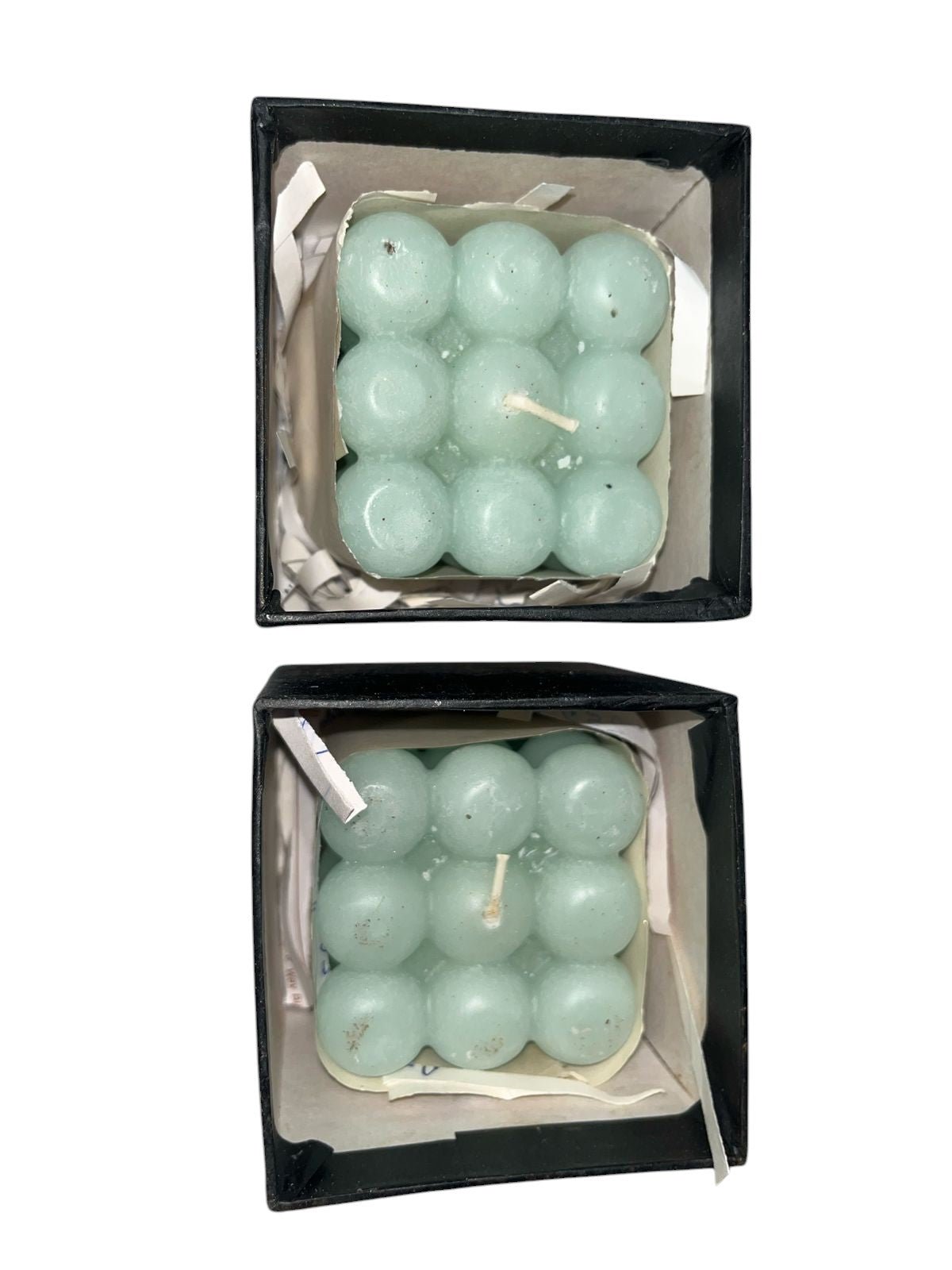 Bubble Cube Trendy Candle Decorative Modern Candle – Candles & Fragrances on Brown Living™. SKU: OEP502a. Img 4.