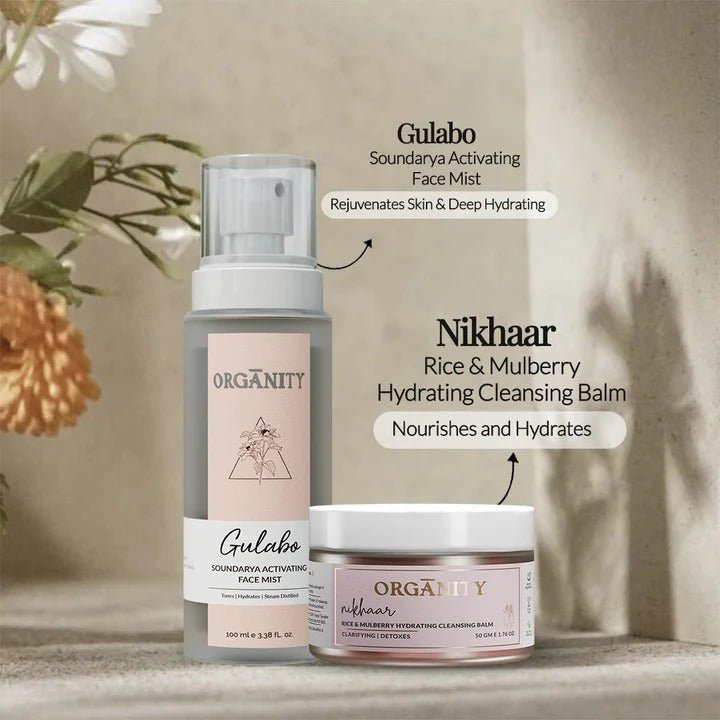 Calm & Glow Skincare Set with Cleansing Balm & Face Mist – Face Cleanser on Brown Living™. SKU: Calm_Glow_Combo. Img 5.