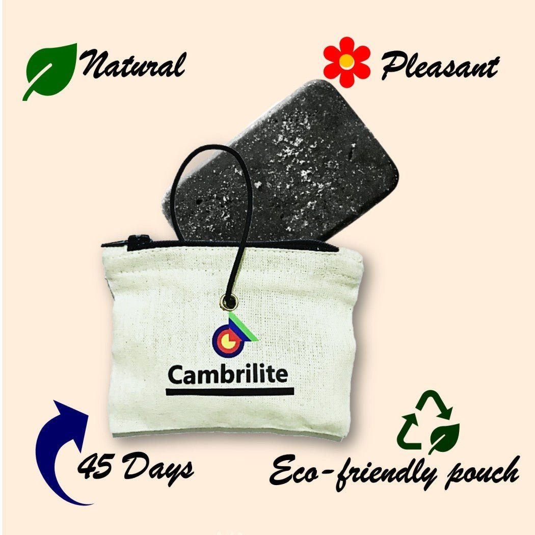 Cambrilite Camphor Claystone Car Freshener Sachet | Grey | Pack of 1 – Candles & Fragrances on Brown Living™. SKU: SPGCMBLCCGRYCTF1. Img 6.