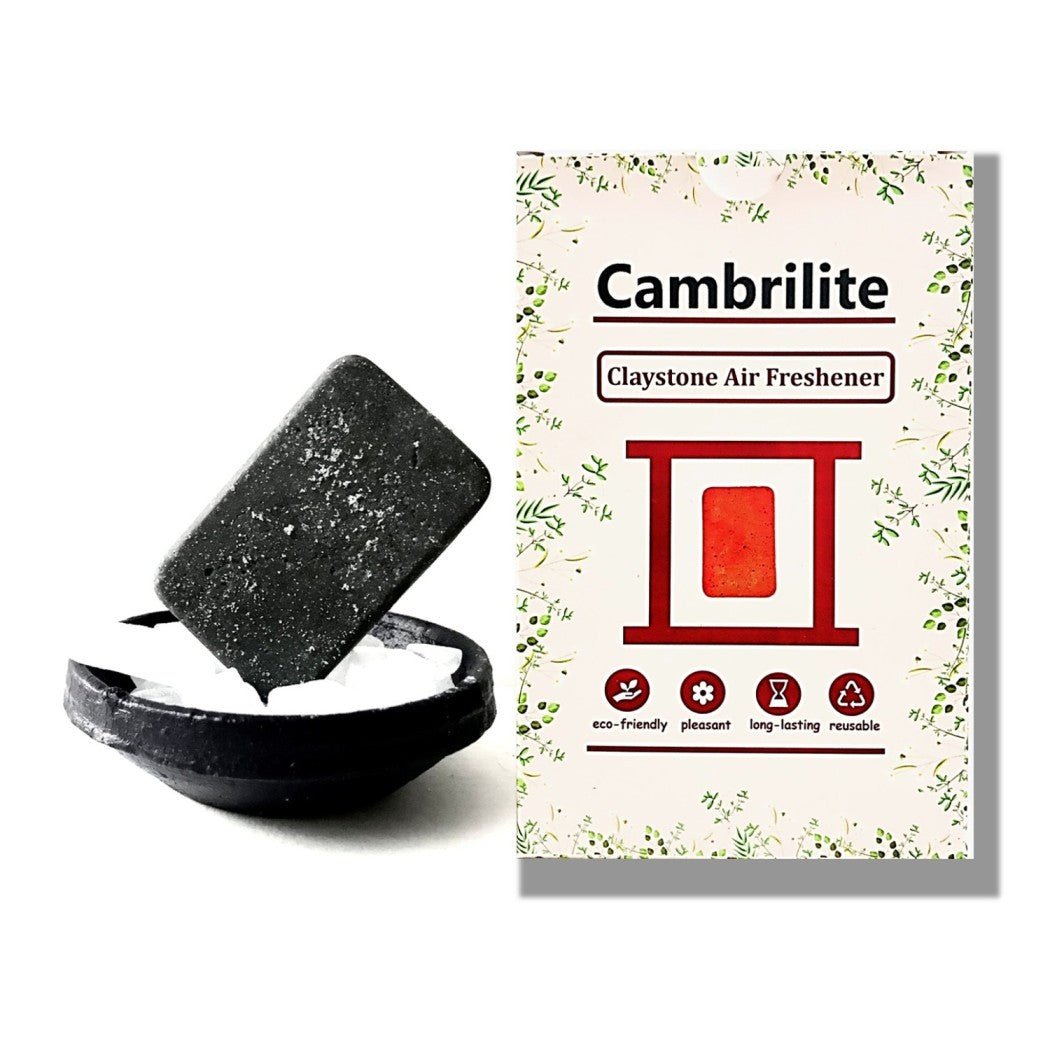Cambrilite Camphor Claystone Car Freshener Sachet | Grey | Pack of 1 – Candles & Fragrances on Brown Living™. SKU: SPGCMBLCCGRYCTF1. Img 1.