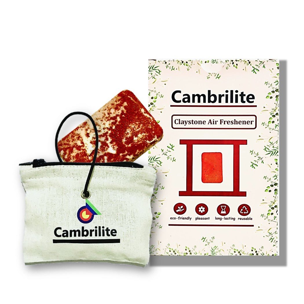 Cambrilite Camphor Claystone Car Freshener Sachet | Red | Pack of 1 – Candles & Fragrances on Brown Living™. SKU: SPGCMBLCCREDCTF1. Img 1.