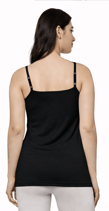 Camisole Bamboo Fabric Top for Women | Pack Of 1 – Womens Top on Brown Living™. SKU: CAMISOLE-WHITE-S. Img 9.